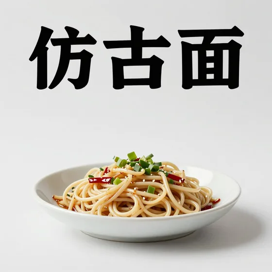 仿古面