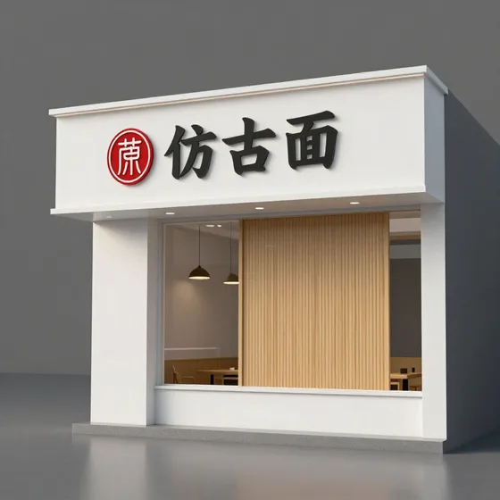 仿古面