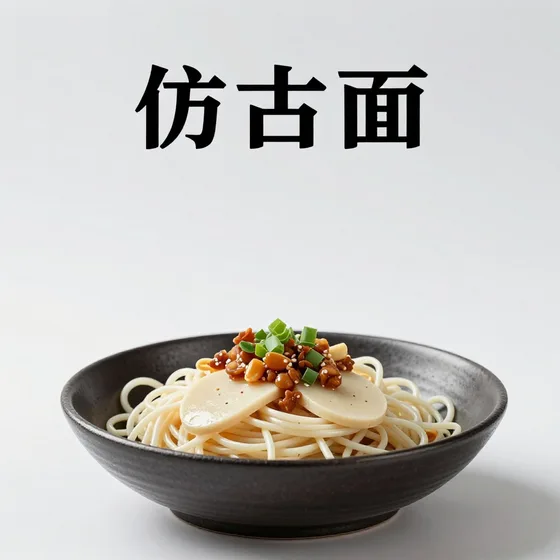 仿古面