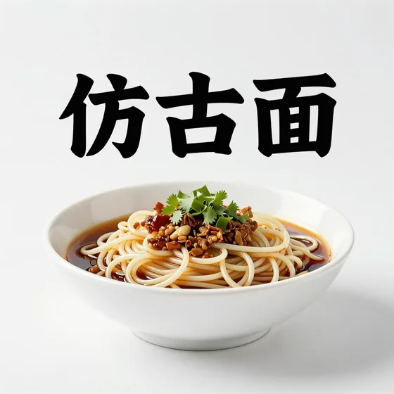 仿古面